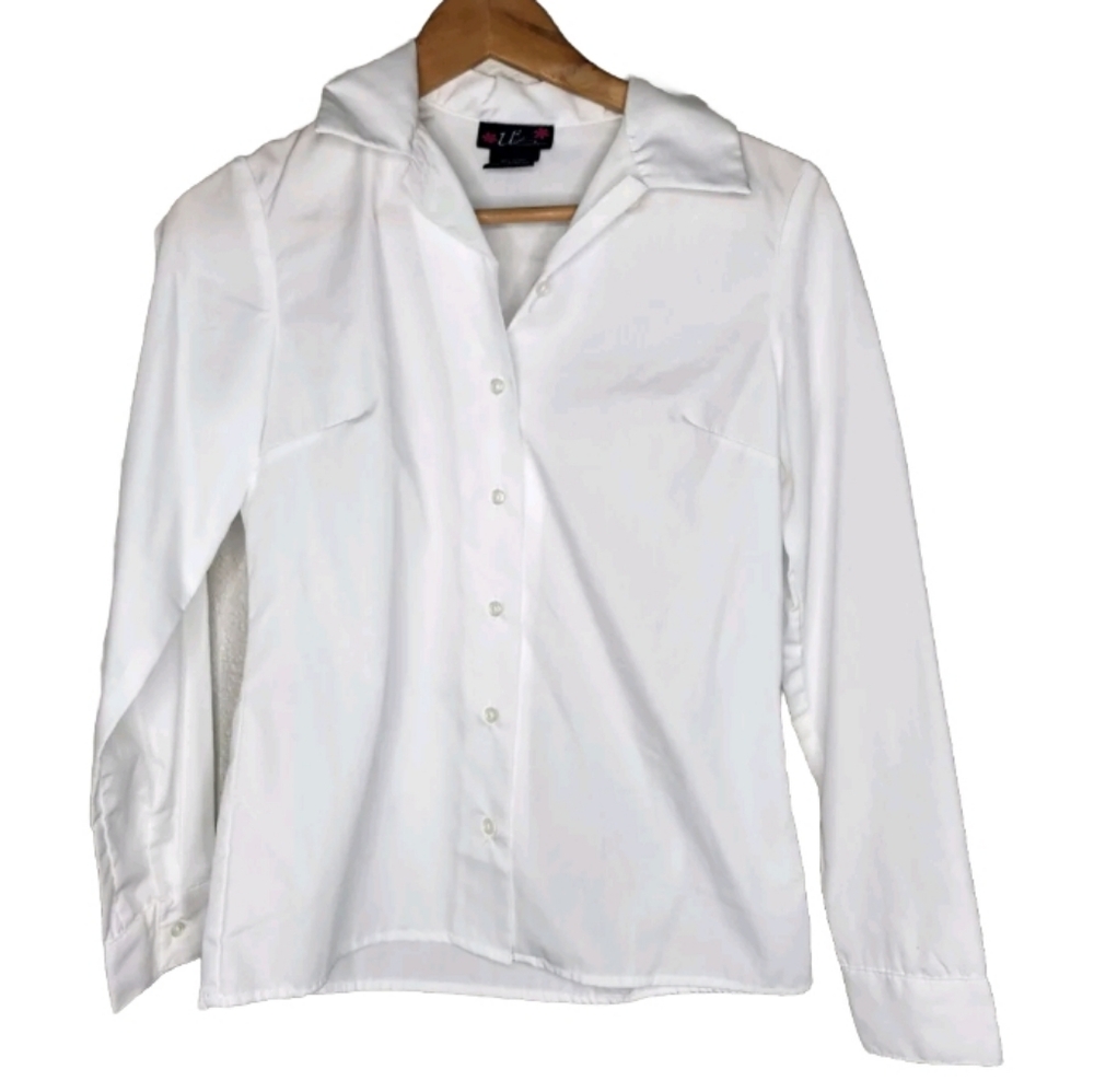 French Toast Uniform White Dress Shirt Size Junior S